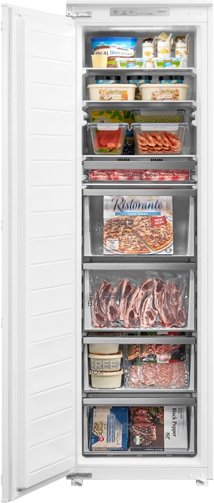 Midea MDRE306FGE01D Built-In Freezer - Total No Frost - 212 Litres - White MDRE306FGE01D