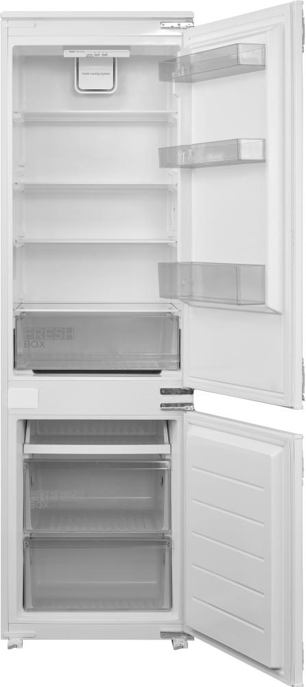 Midea Built-in Fridge Freezer - 271L Total Capacity - White - E Rated - Image 2