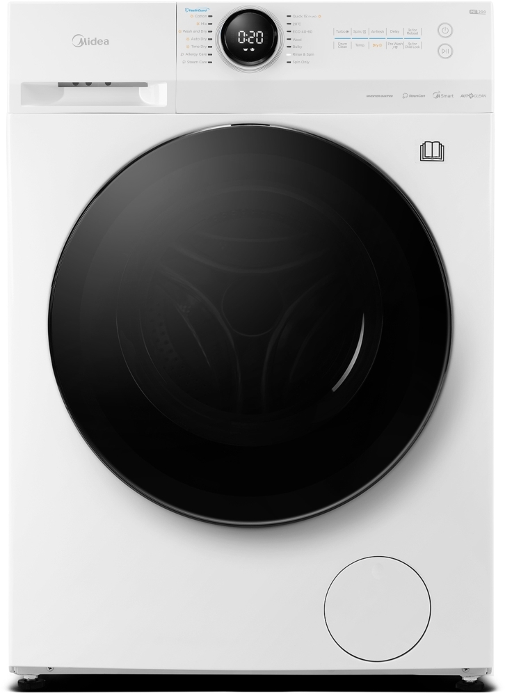 Midea MF20ED80WB/1 Washer Dryer 8kg/6kg 1400 Spin White D Rated MF20ED80WB/1