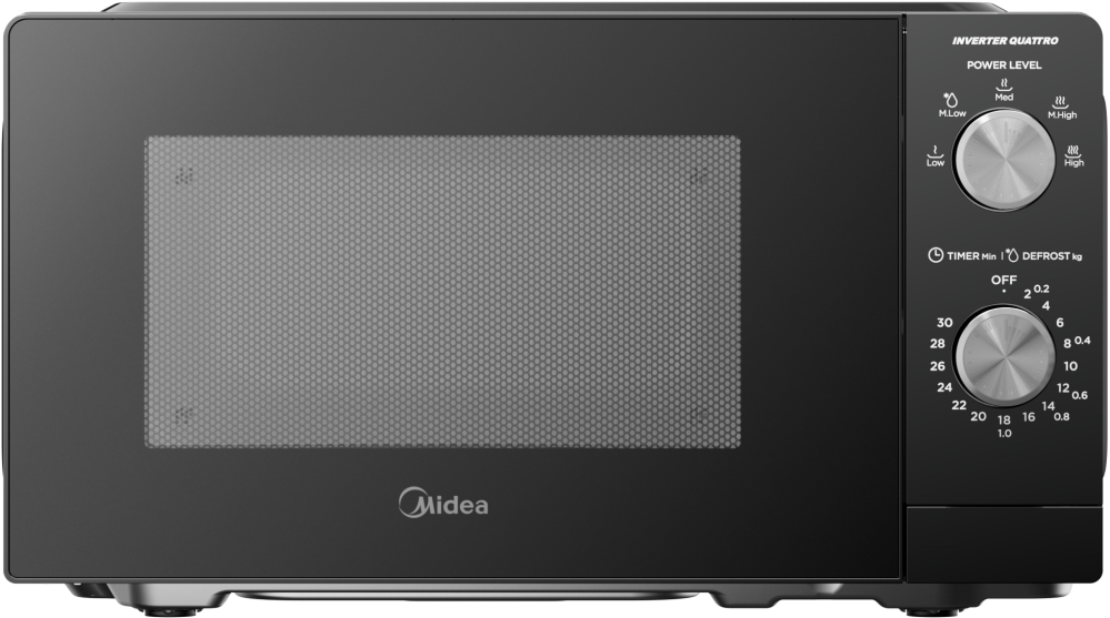 Midea Black 20L Manual Solo Microwave, 700W, Met Inverter Technology, Energy-Saving Mode, Compact, - Mmop01mz-Bk - Image 3