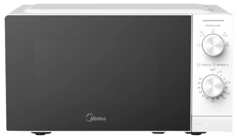 Midea - MMOP01MZ-WH - Solo Microwave - 20L - 700W - White MMOP01MZ-WH