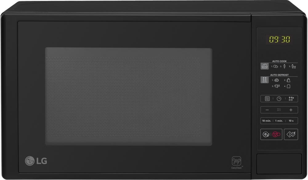 LG MS2042D 20 Litre Microwave in Black with 700 W Power Output and Easy Clean Antibacterial Coating