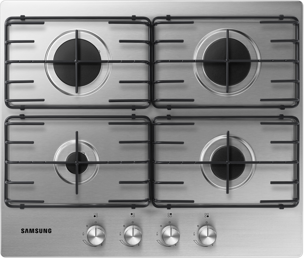 Samsung Stainless Steel Na64d3110as/U1 4 Burner Gas Hob