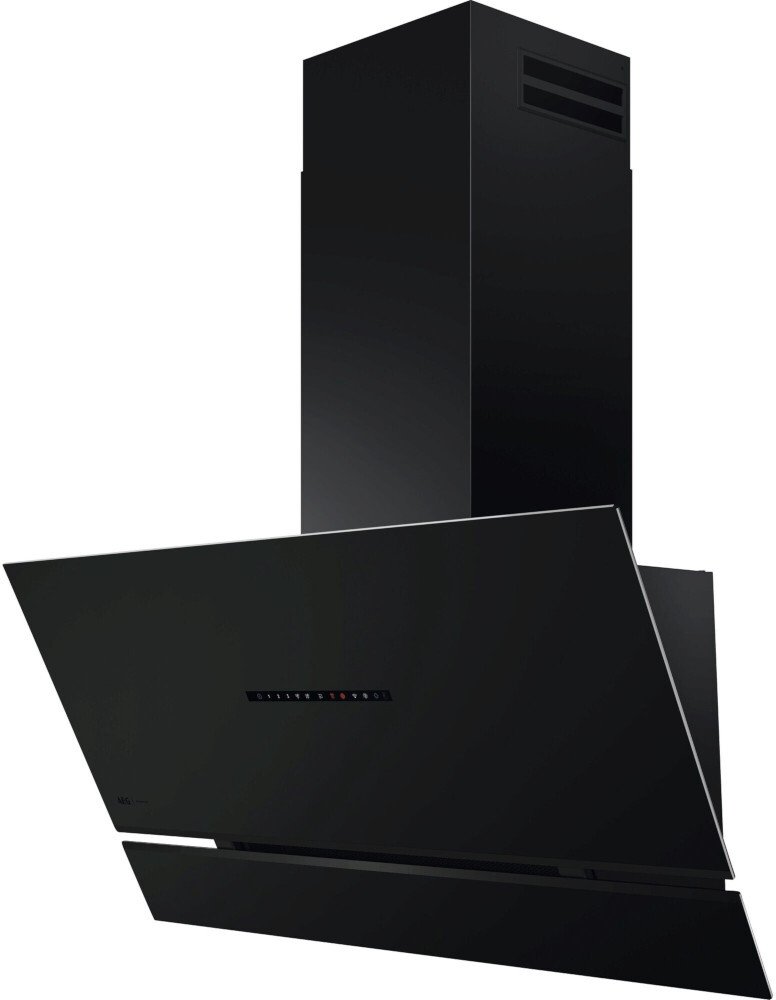 Aeg Black Ndv8791ct 90Cm Chimney Cooker Hood