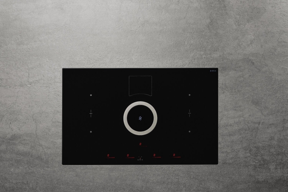 Elica NikolaTesla NT-SWITCH-BK-RC Vented Hob - Black - 83cm NikolaTesla NT-SWITCH-BK-RC