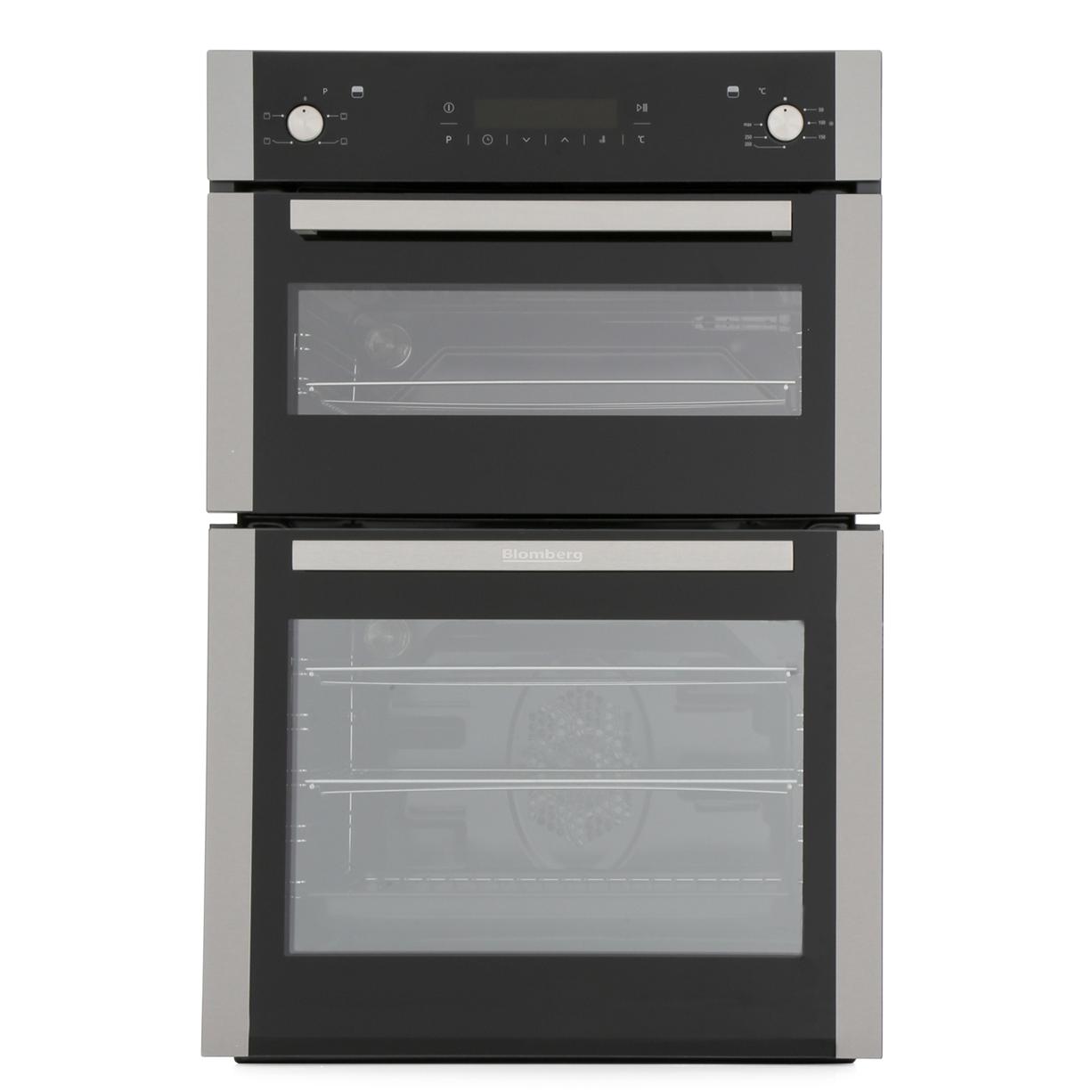 Blomberg ODN9462X Double Built In Electric Oven, Stainless Steel