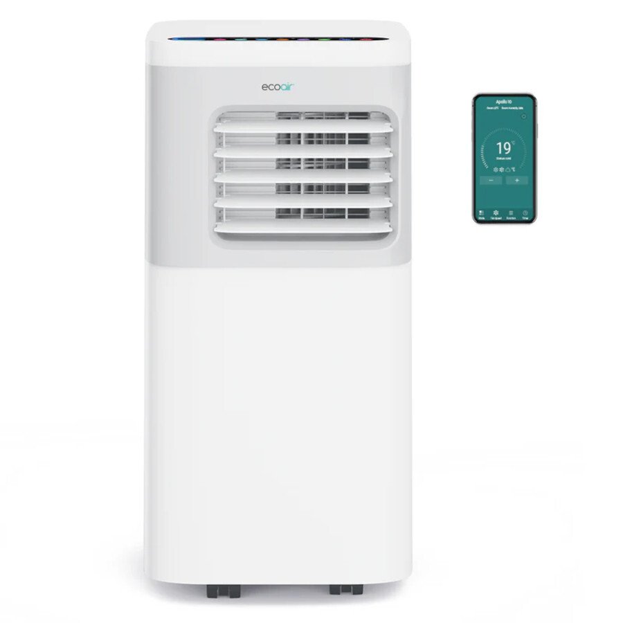 Ecoair - APOLLO 10K - Portable Air Conditioner - 10000 BTUs - White APOLLO 10K