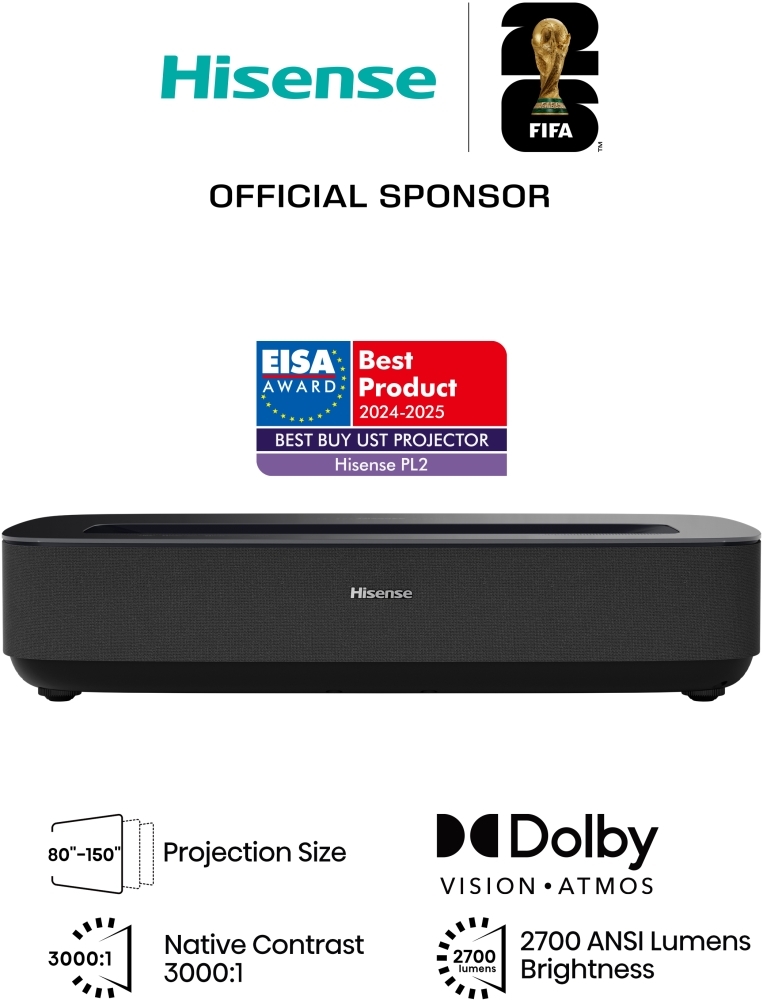 Hisense PL2TUK Series PL2 Smart Laser Cinema 4K
