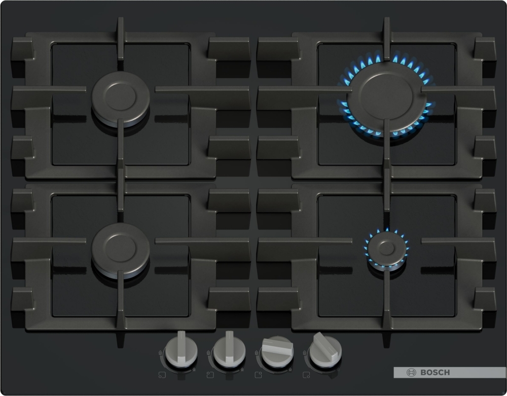 Bosch Series 4 Pnp6B6K40 60Cm Intergrated Gas Hob - Black - Image 10