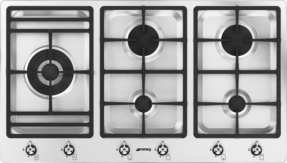 Smeg Classic PS906-5 5 Burner Gas Hob