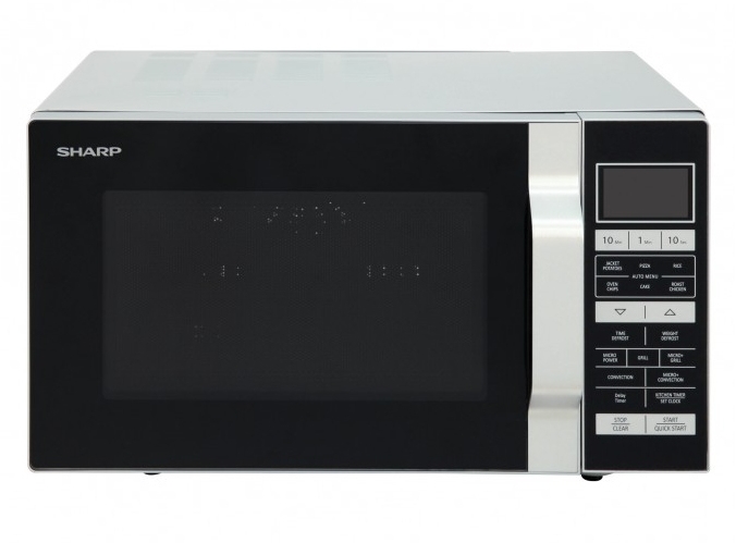 Sharp R860SLM Combination Microwave, Black and Silver