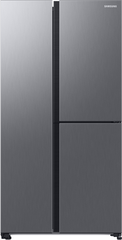 Samsung Silver Rh69dg893es9eu American Style Fridge Freezer With Beverage Centre - Refined Inox
