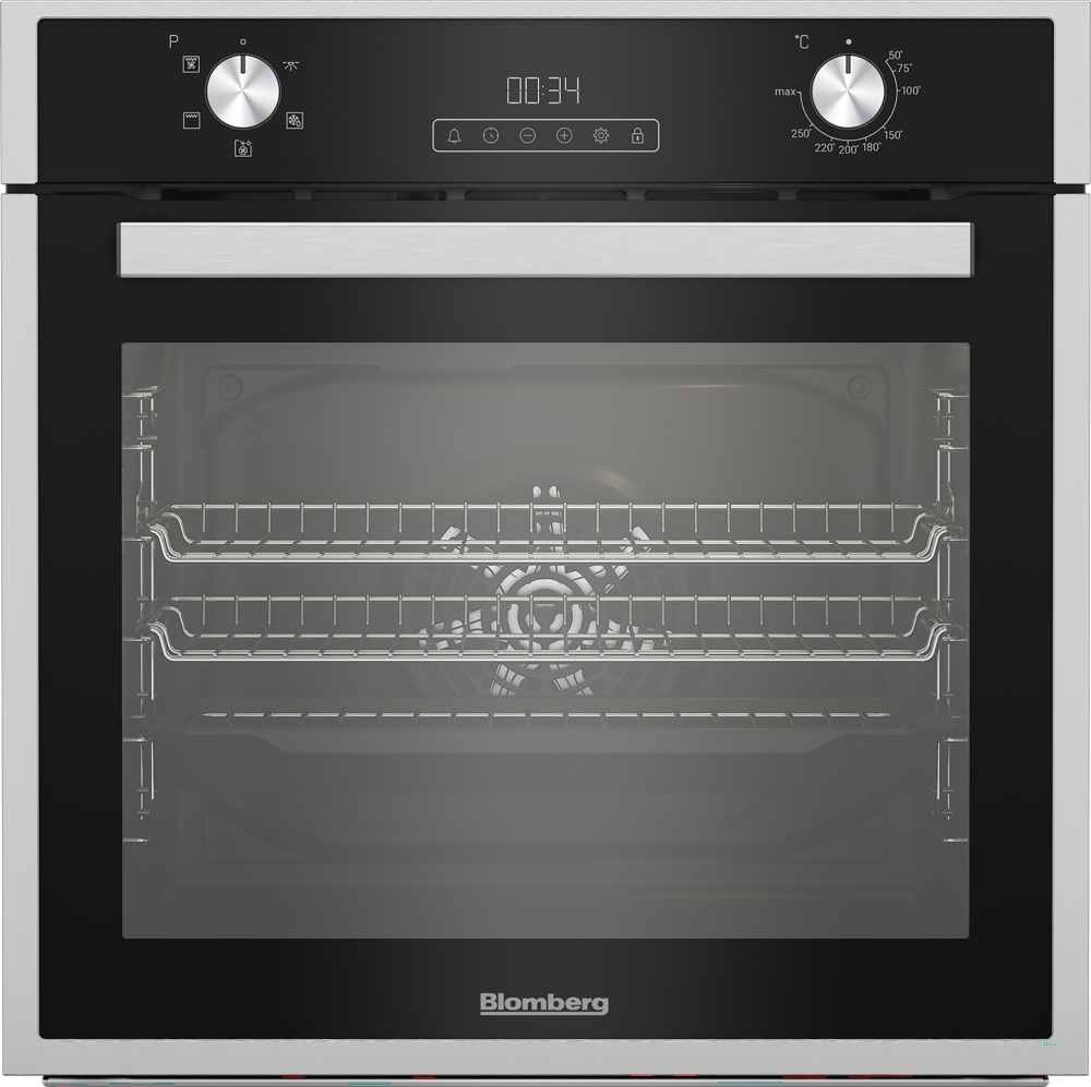 Blomberg Built-In Electric Single Oven, A Rated Black Roen7201x
