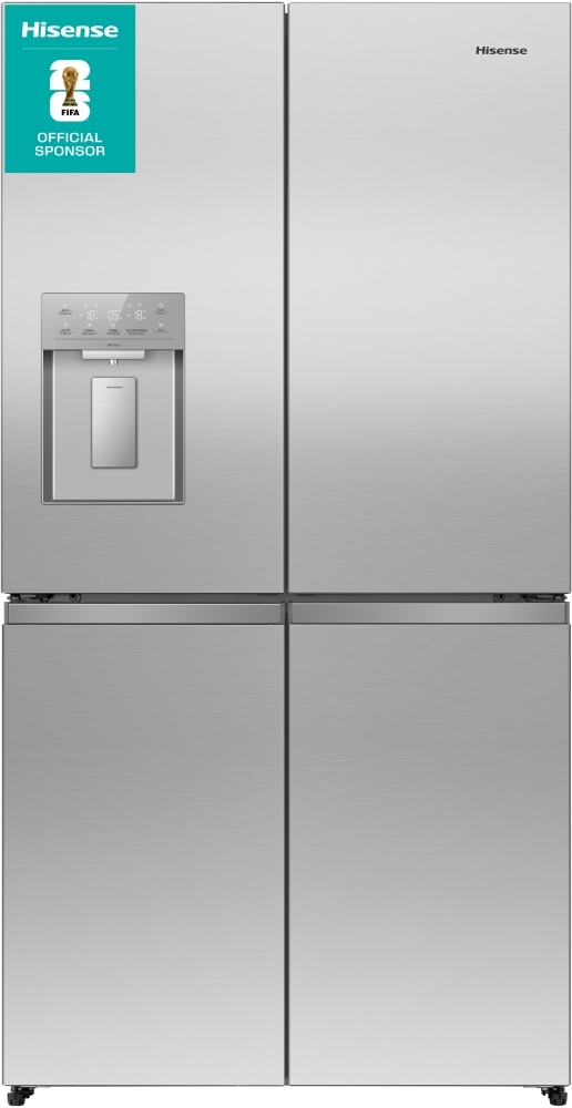 Hisense Pureflex American Fridge Freezer - Stainless Steel - D Rated - Image 5