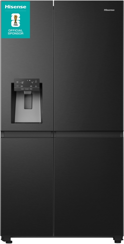 Hisense Black Rs818n4ife American Fridge Freezer