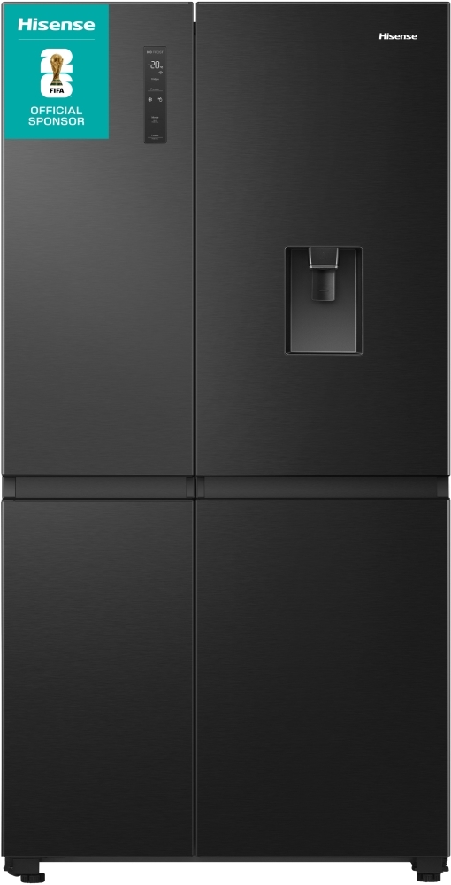 Hisense Black Rs840n4wfe American Fridge Freezer