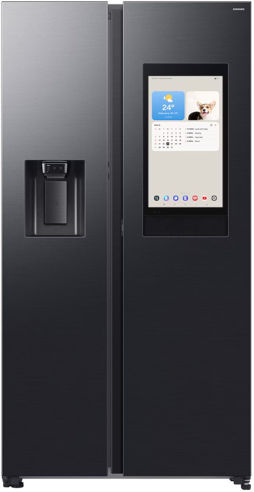 Samsung Bespoke Ai Side-By-Side Refrigerator Family Hub 614L 614 L Black Doi Rs90f66befeu - Image 4