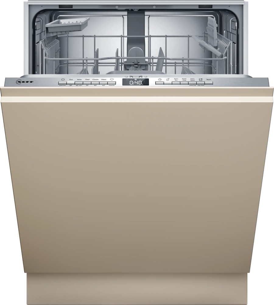 Neff S175HTX14G Fully Integrated Dishwasher - 13 Place Settings - Stainless Steel S175HTX14G N50