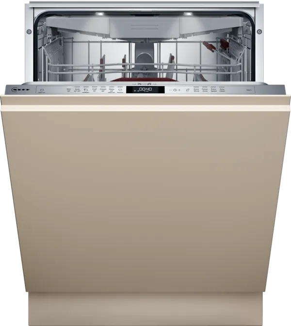 Neff S197YCX05G N70 Fully Integrated Dishwasher - 14 Place Settings - Flex 3 Baskets - Intelligent Programme S197YCX05G N70