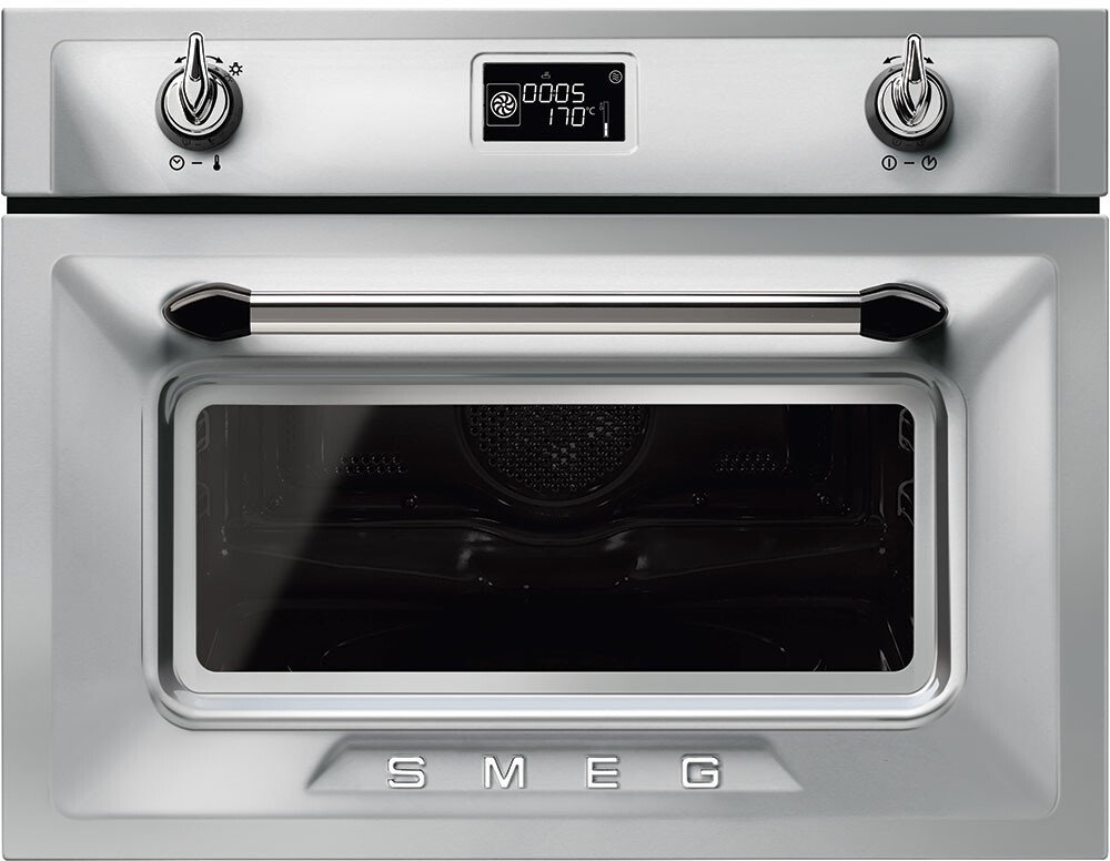 Buy Smeg Victoria SF4920MCX1 BuiltIn Combination Microwave Stainless Steel Marks Electrical