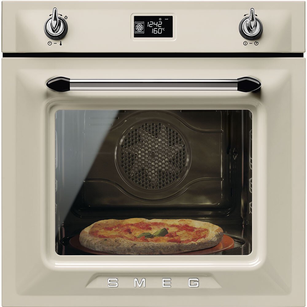 Buy Smeg Victoria SF6922PPZE1 BuiltIn Electric Single Oven Cream