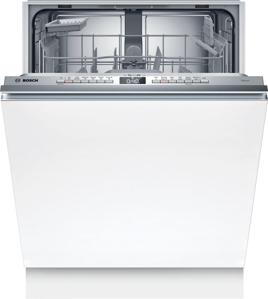 Bosch Series 4 Smh4htx11g Full-Size Fully Integrated Wifi-Enabled Dishwasher, Silver/Grey - Image 5