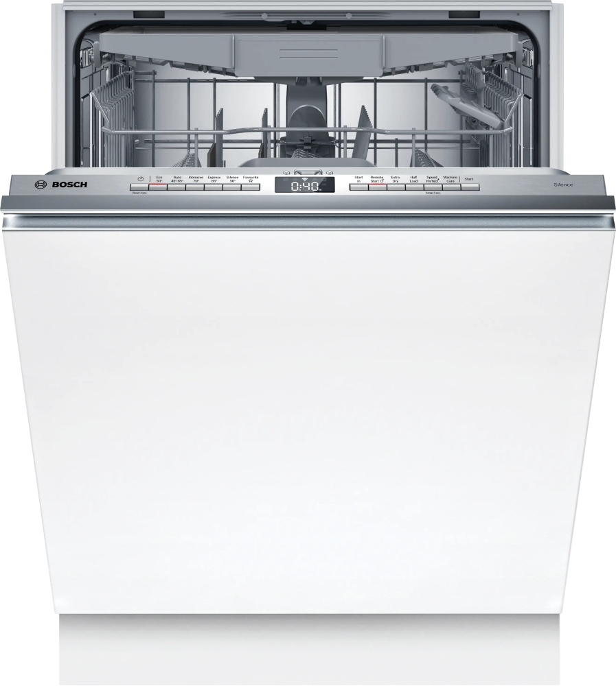 Bosch SMH4HVX14G Series 4 Fully Integrated Dishwasher, 14 Place Settings, C Rated