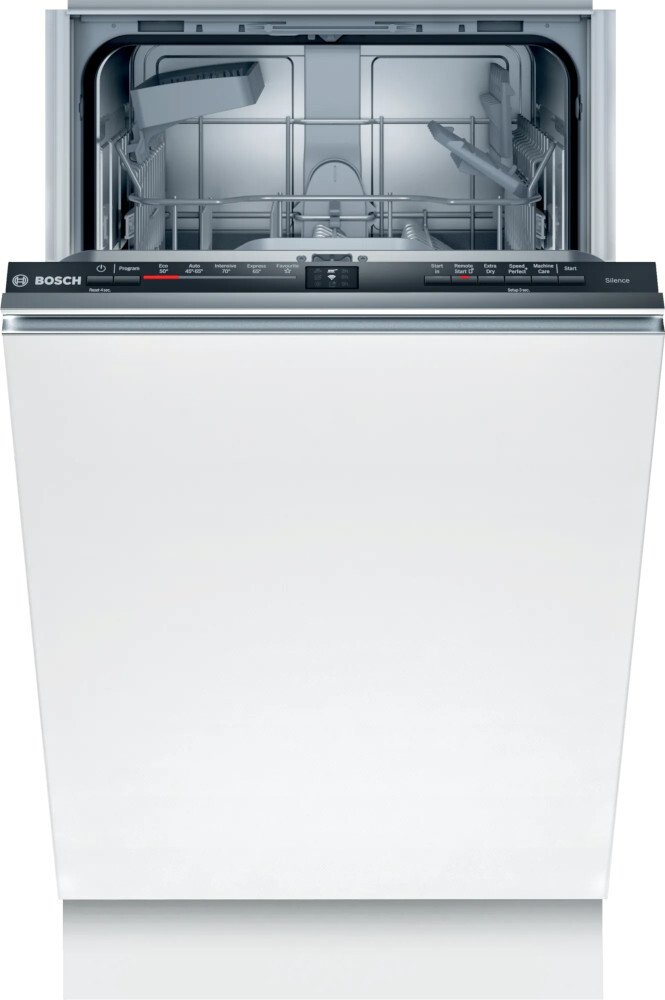 Bosch SPV2HKX39G Series 2 Built-In Fully Int. Slimline Dishwasher, Black