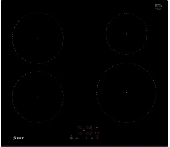 Neff Black T36fbe1l0g N30 Induction Hob