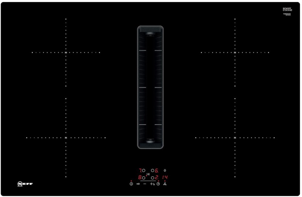 Buy Neff T48CB1AX2 Induction Hob with Extractor Frameless Marks Electrical