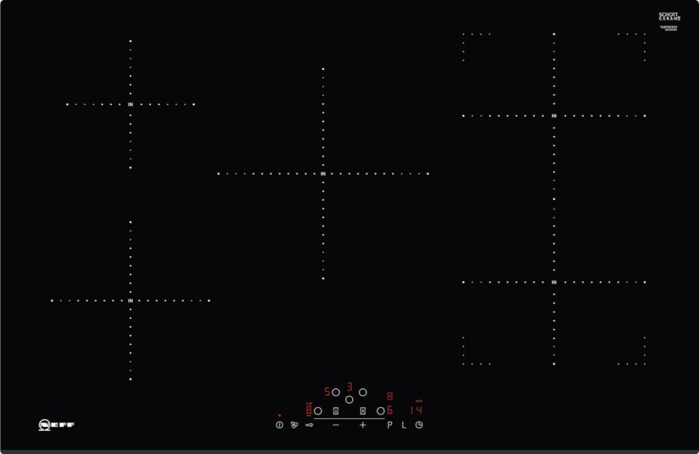 Buy Neff T48FD23X2 Induction Hob with FREE Pan Set Frameless Marks