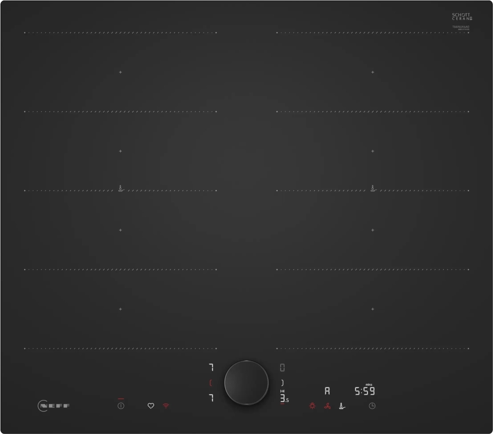 Neff T66NUX4A0 Induction Hob, Black