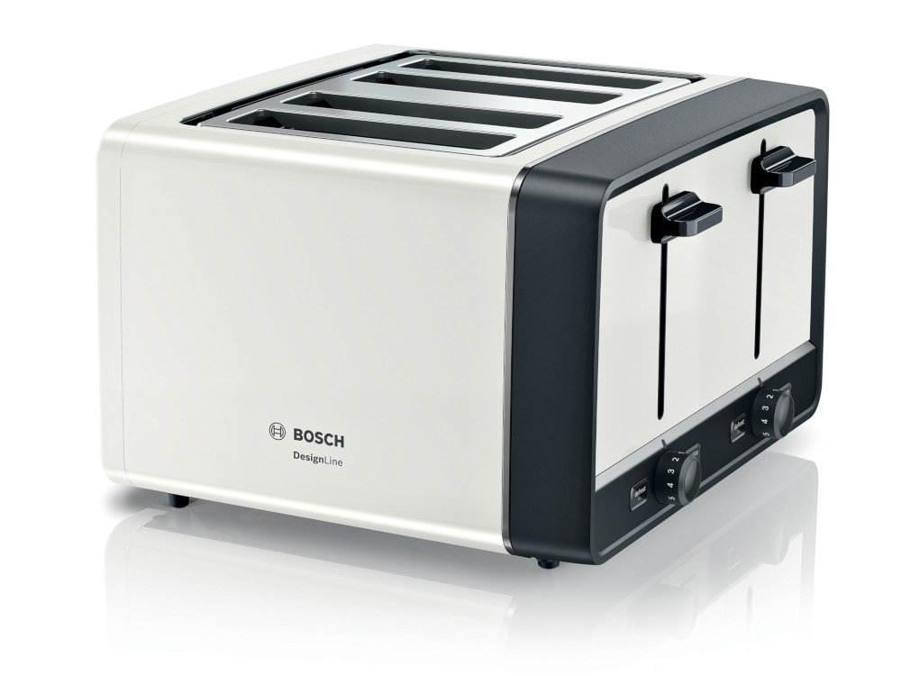 Bosch TAT5P441GB DesignLine Toaster, White