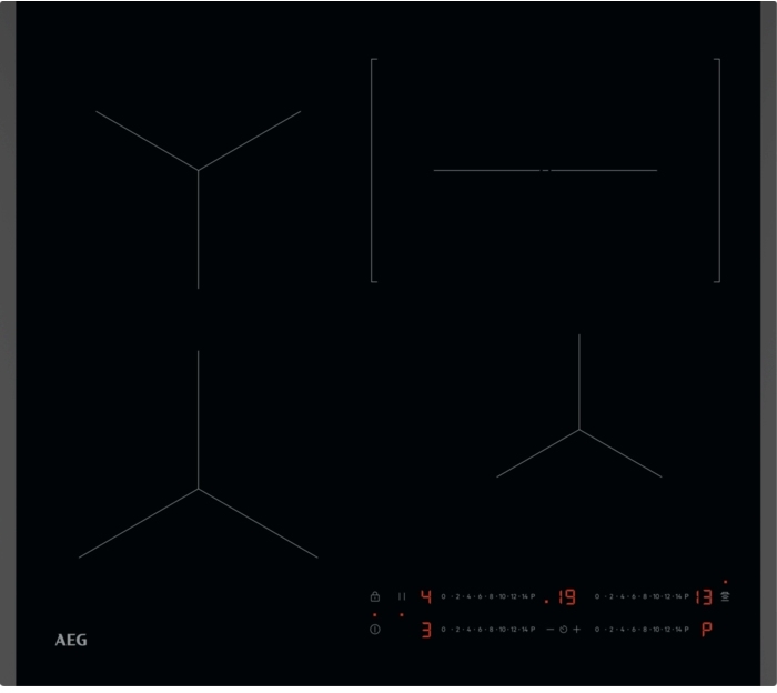 AEG TO64IC0XFB Induction Hob - Black TO64IC0XFB Exclusiv