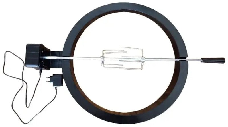 Kamado Bono TQKJZ20 Media Skewer (Rotisserie), Black