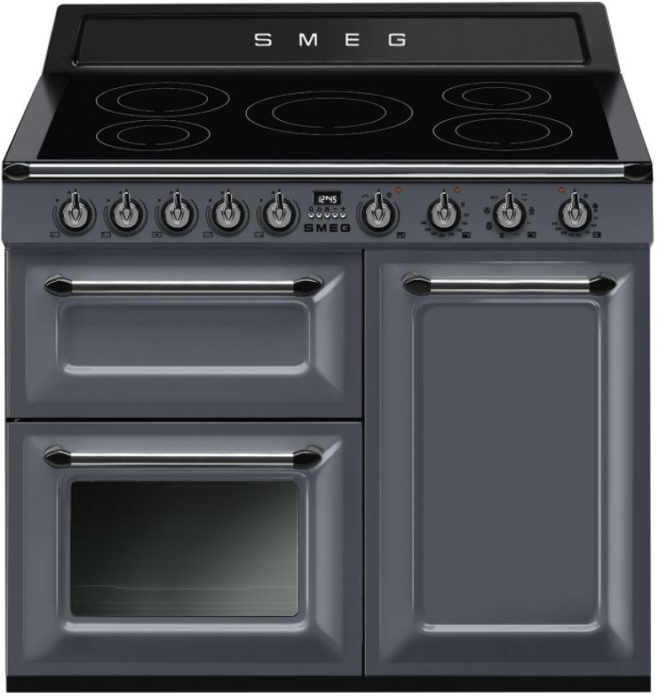 Cocina Inducción - Smeg TR103IGR 5 Zonas de Cocción 100cm Gris