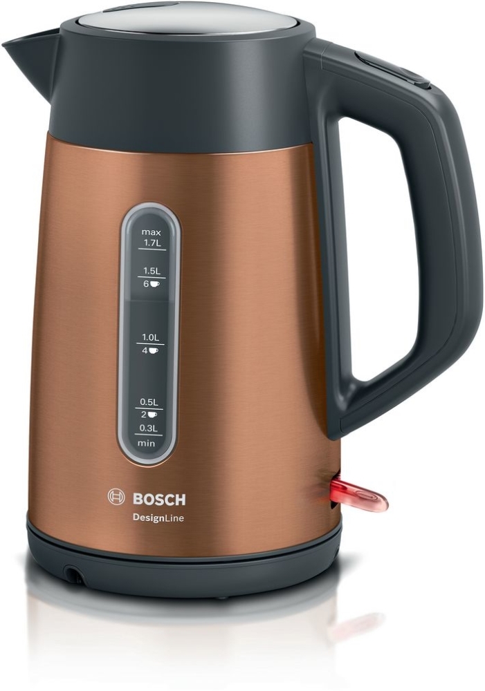 Bosch TWK4P439GB DesignLine Kettle - 1.7L - 3000W - Copper TWK4P439GB DesignLine