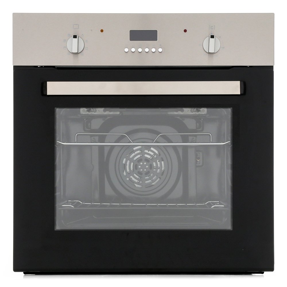  UBEMF610 Built-In Electric Single Oven, Black and Stainless Steel