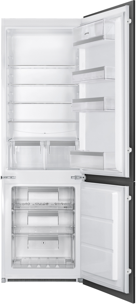 Smeg UKC8173N1E Integrated Fridge Freezer - 1780x550mm - White UKC8173N1E