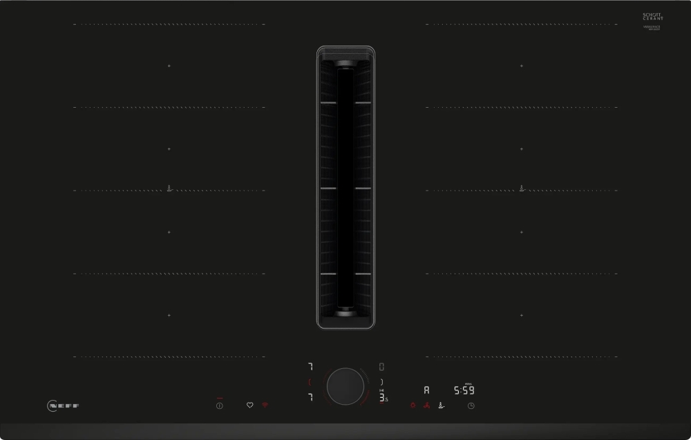 Neff Vented Hob V68FUX4L0 Black V68FUX4L0