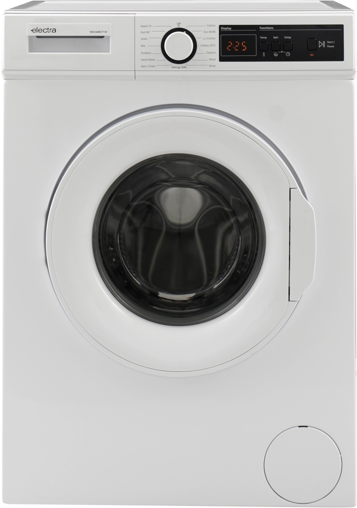 Electra Washing Machine, 7Kg, 1400 Spin, A Rated, Freestanding White Wa1449ct1w - Image 2