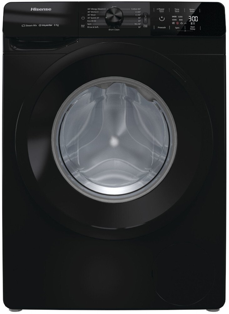 Buy Hisense WFGE80141VMB Washing Machine Black Marks Electrical