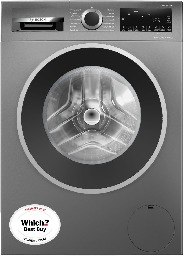 Bosch Grey Wng254r1gb 10.5Kg/6Kg Series 6 Washer Dryer - Graphite - Image 6