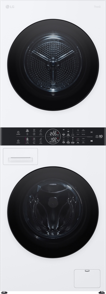 LG WT1210WWF Washer Dryer, 12kg/10kg, 1400 Spin, White, A Rated, Freestanding