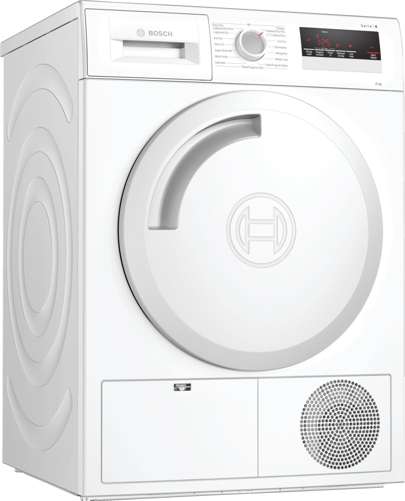 Buy Bosch Serie 4 WTN83201GB Condenser Dryer White Marks Electrical