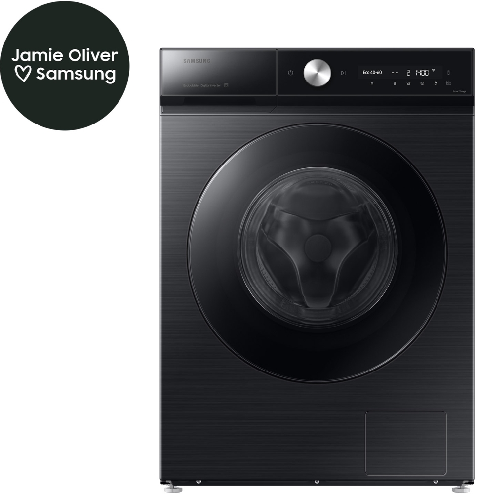 Samsung WW11DB8B95GBU1 Series 8 AI Energy Washing Machine 11kg 1400rpm Black