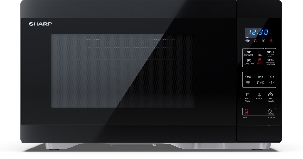 Sharp YCMA262AEB 26L 900W 4in1 Combination Microwave with Grill, Fan Oven and Air Fryer in Black