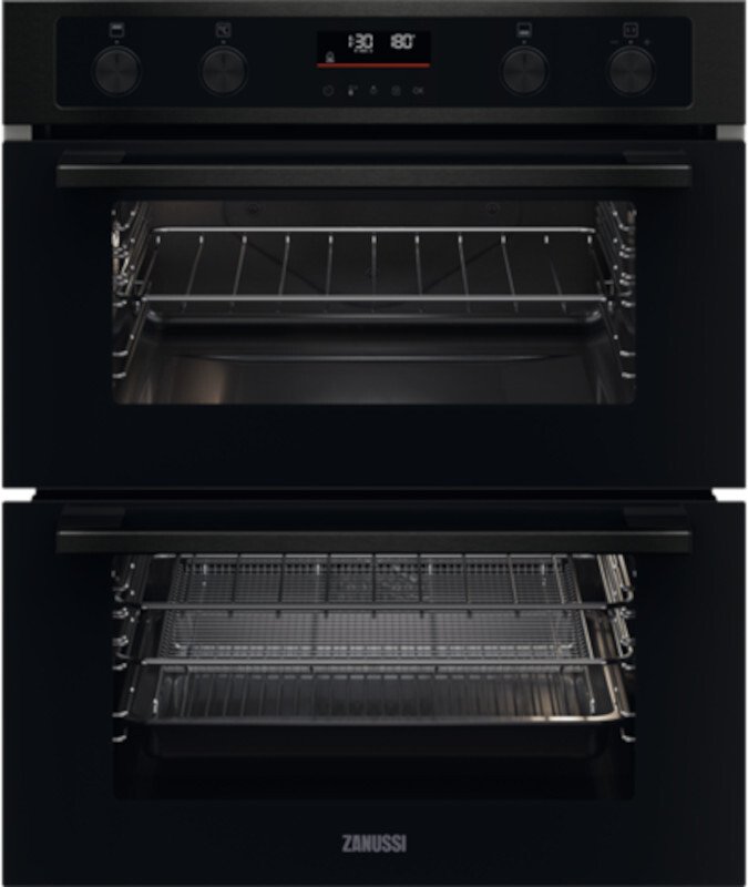 Buy Zanussi ZPCNA7KN BuiltUnder Electric Double Oven Black Marks