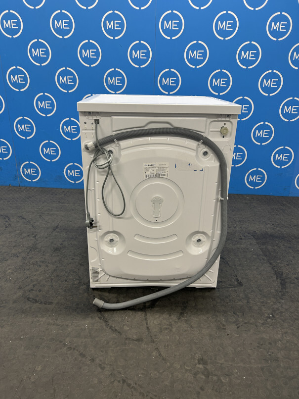 Sharp ES-NFA014BWNA-EN Washing Machine, 10kg, 1400 Spin, White, A Rated - Damaged Item Image