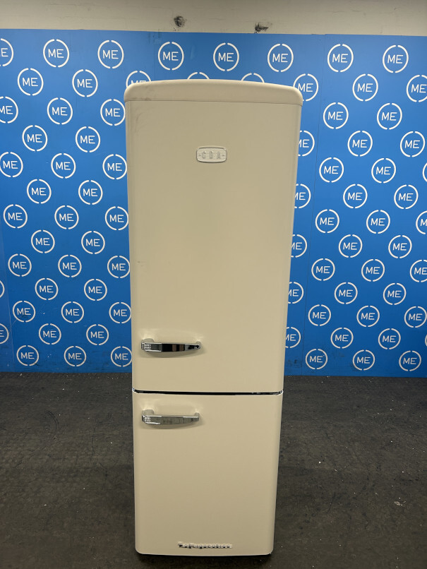 CDA Florence Barley Retro Frost Free Fridge Freezer, 60/40, Cream, D Rated - Damaged Item Image